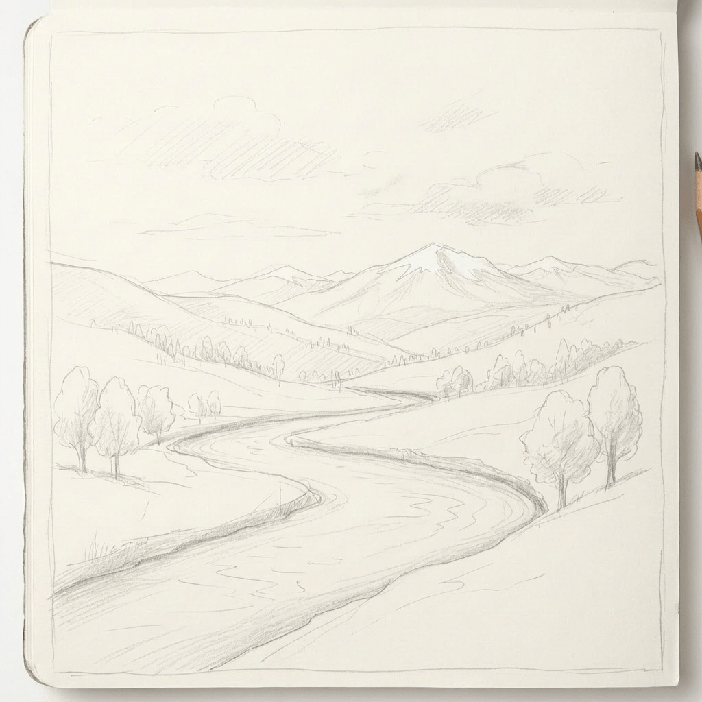Convert to soft pencil sketch version